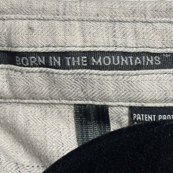 Kuhl Shirt Mens Large Gray Shiftr Granite Long Sleeve Button Up Linen Blend - Picture 6 of 14